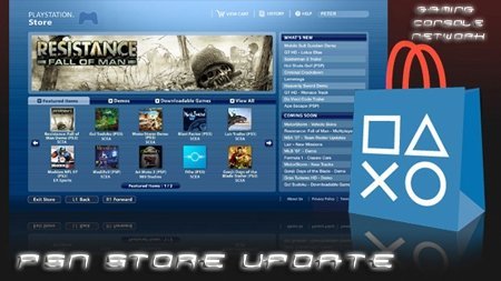 PSN Store frissítések