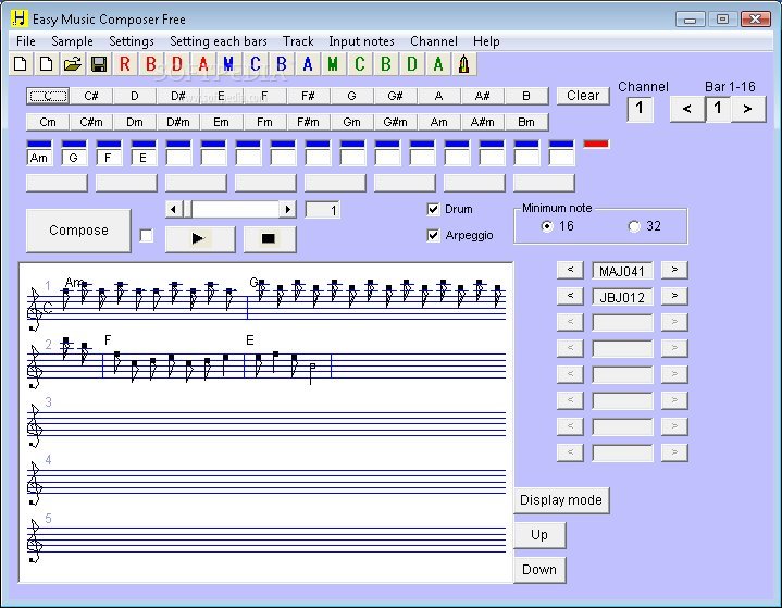 Easy Music Composer