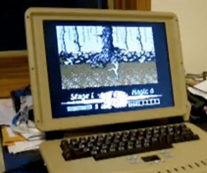 Commodore 64 Laptop munkában
