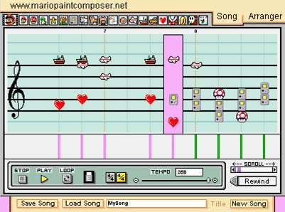 Mario Paint Composer