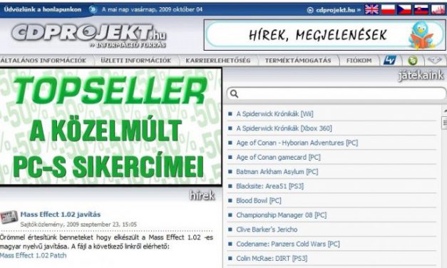 CD Project – más tulajdonában