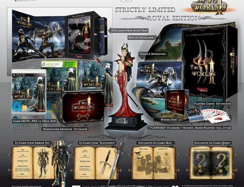 Two Worlds II gyűjtői változat Dragon Queen figurával