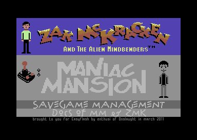 Zak McKracken + Maniac Mansion (C64)