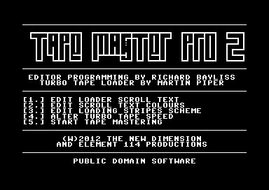 Tape Master Pro 2 (C64)