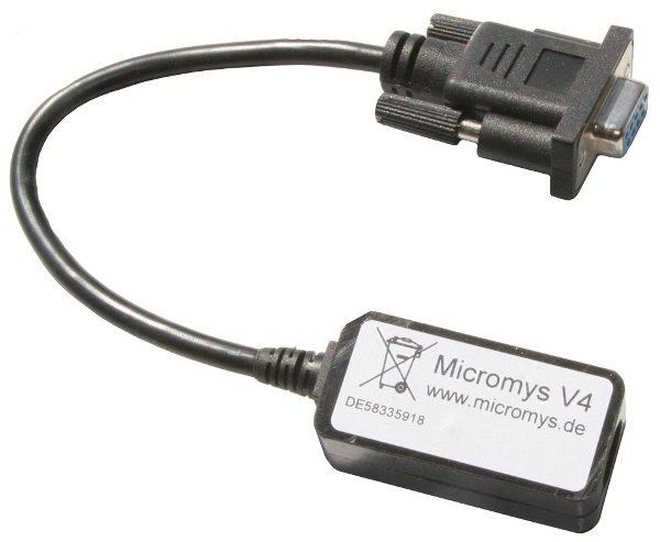 Micromys V4, a PS2 adapter