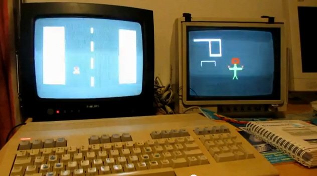Commodore 128 Dual Monitor Demo