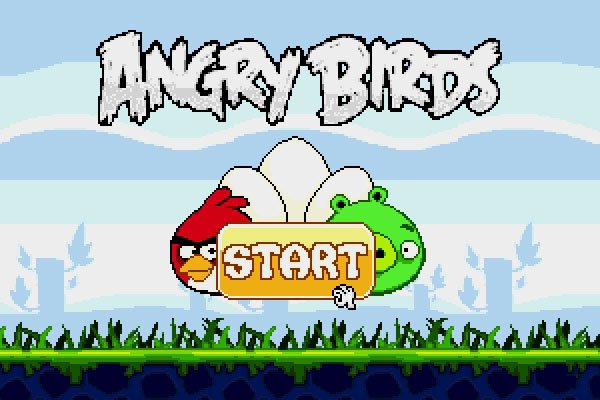 Angry Birds Megadrive-on