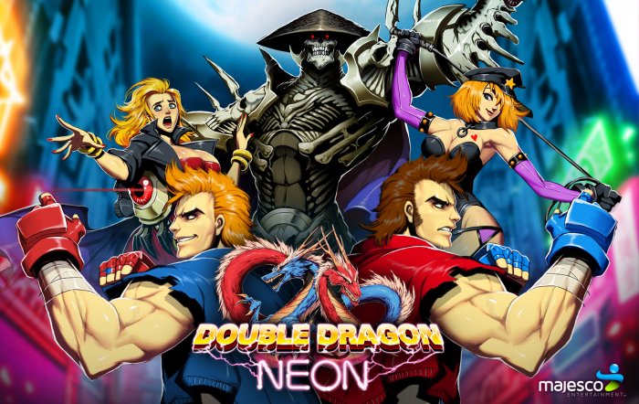 Tarol a Double Dragon Neon