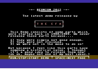 Reunion 2012 (C64)