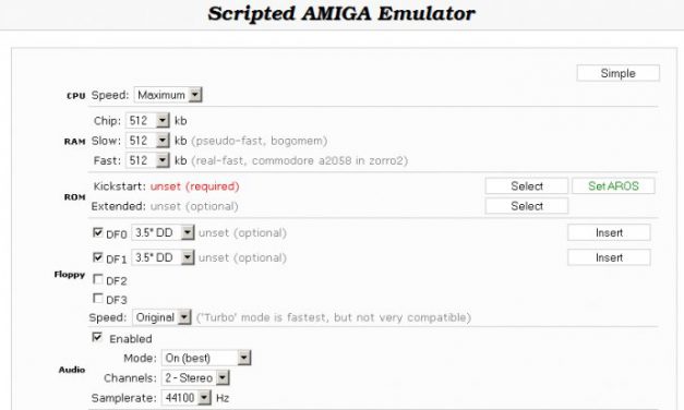 Scripted Amiga Emulator