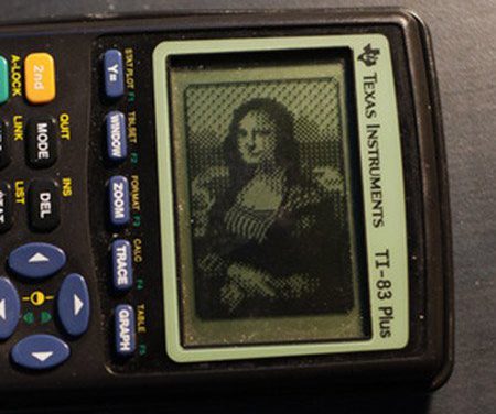 Mona Lisa a számológépen