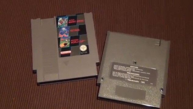 NES cartridge extrém tesztje