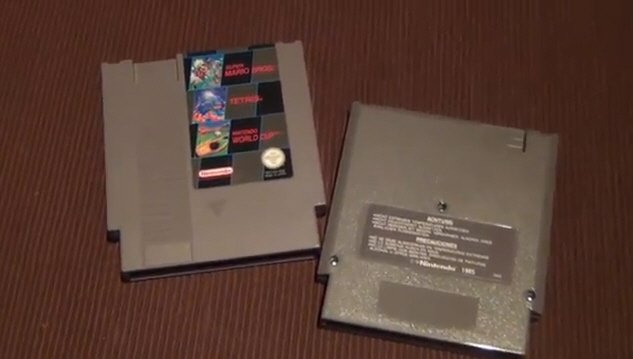 NES cartridge extrém tesztje