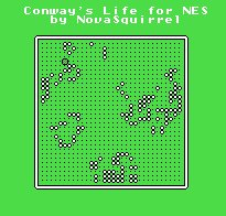 Conways Life Simulator (NES)