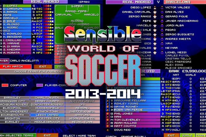 Sensible World of Soccer frissítés