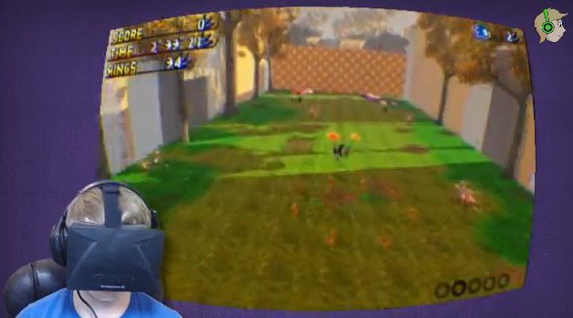 Sonic és az Oculus Rift