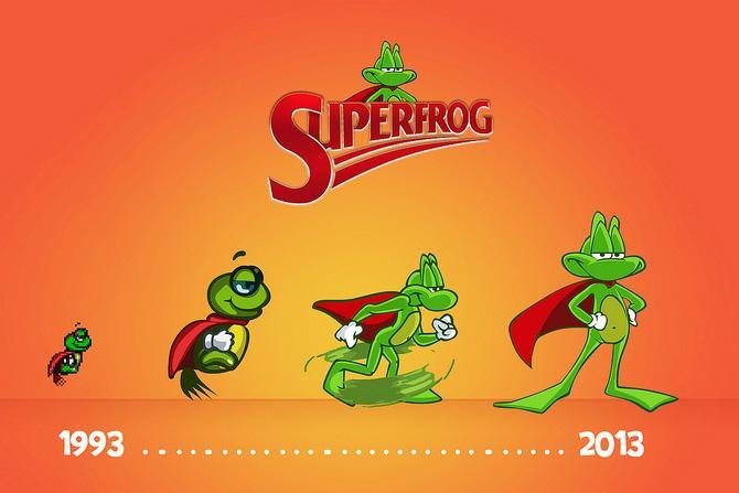 Superfrog iOS alá