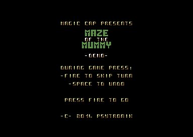 Maze of the Mummy (C64)