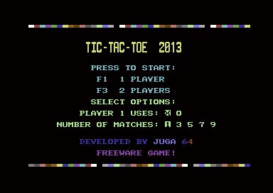 Tic-Tac-Toe (C64)