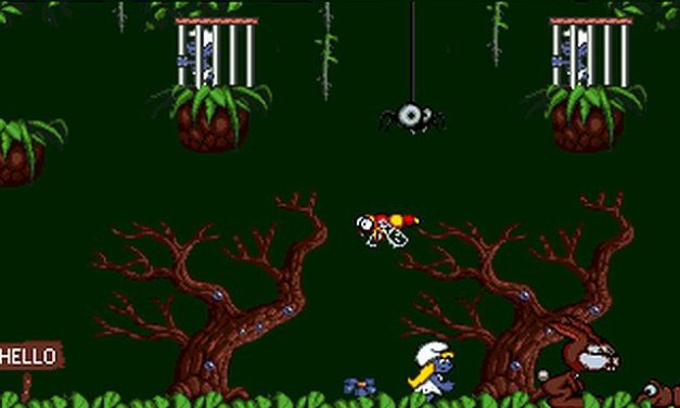 A Hupikék törpikék és a gonosz copyright manó