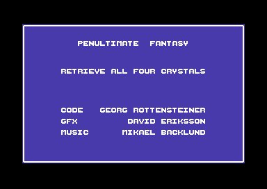 Penultimate Fantasy (C64)