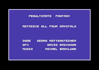 Penultimate Fantasy (C64)