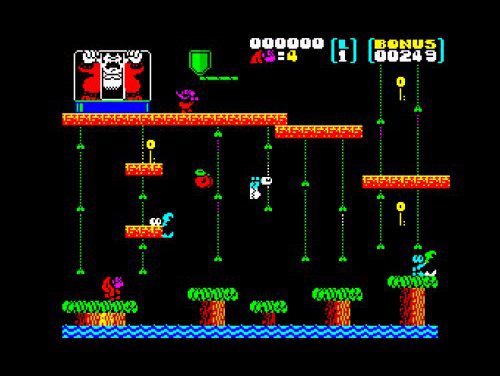Donkey Kong duplázás ZX-re