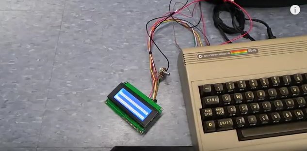 Karakter LCD és a C64