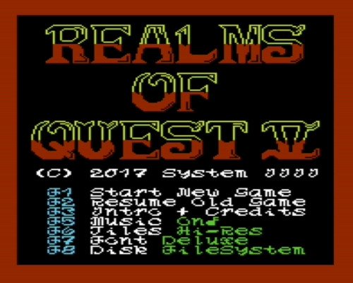 Realms of Quest V bejelentés VIC20-ra