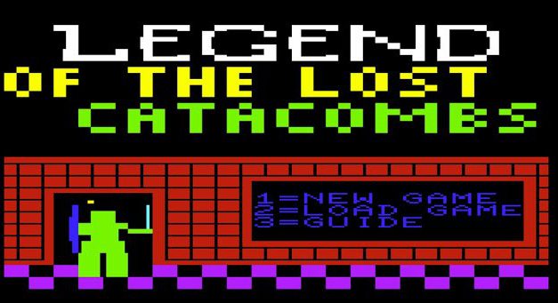 Legend of The Lost Catacombs VIC20-ra