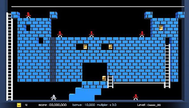 Lode Runner Legacy, létrák átdolgozva